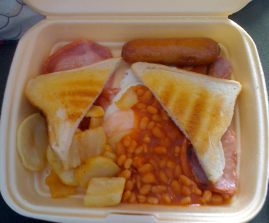 Breakfast Fry up hangover cure